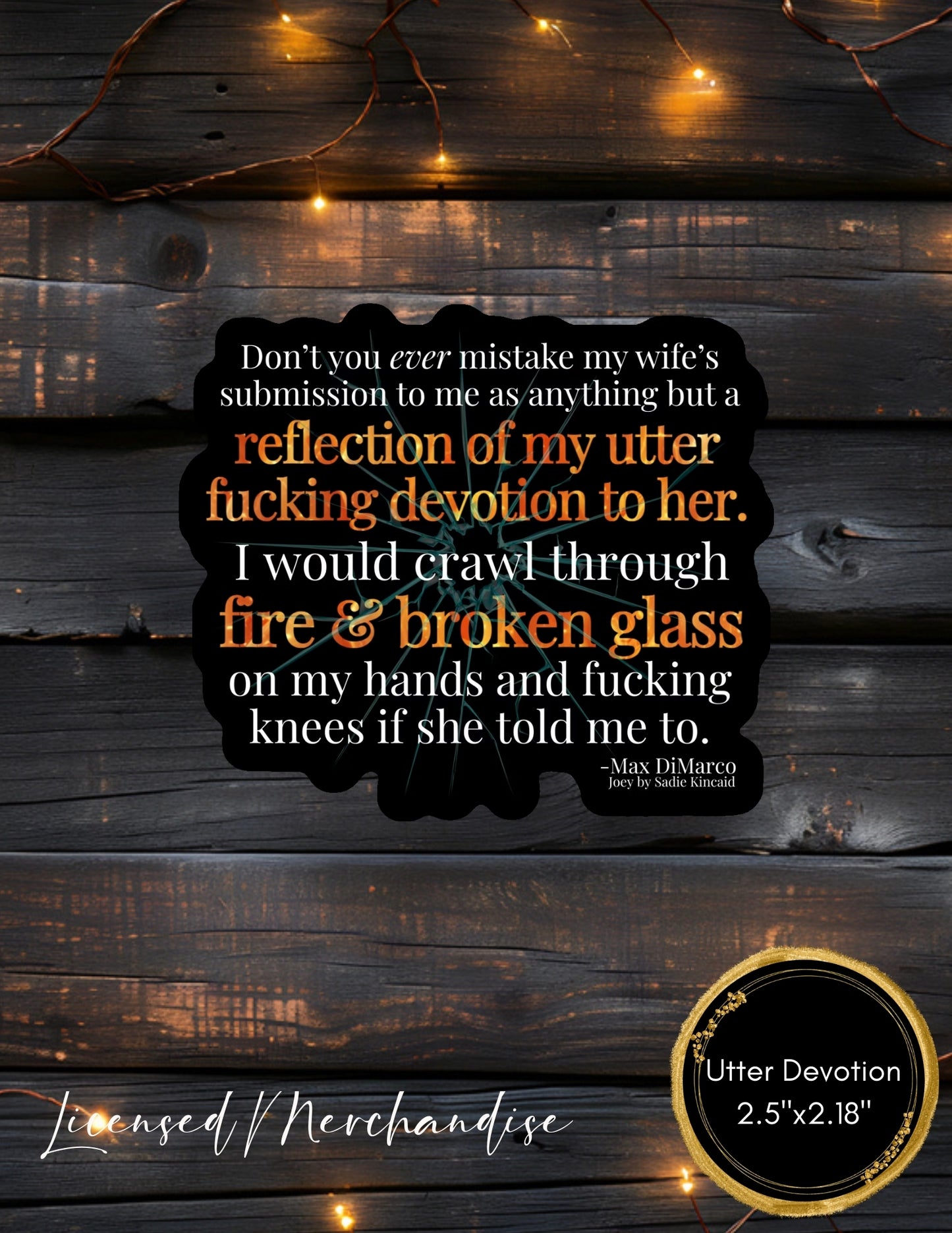 Chicago Ruthless Books 1 & 2 Stickers (Dante and Joey)