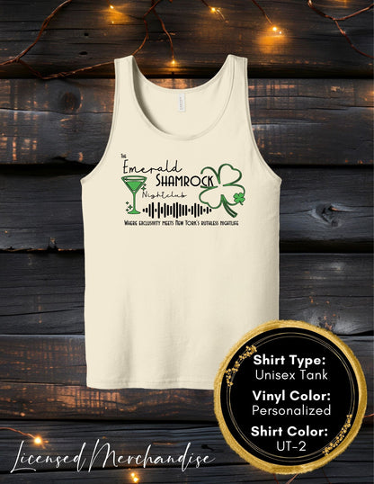 The Emerald Shamrock (Women's Tank Top, Unisex Tank Top)