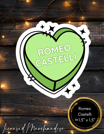 Chicago Ruthless Conversation Hearts Stickers