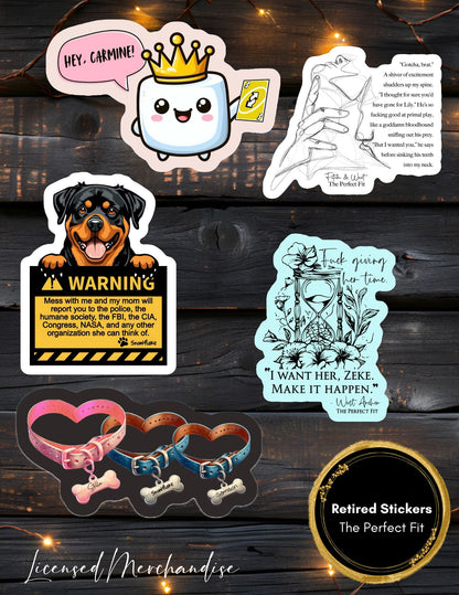 The Perfect Fit RETIRED Stickers