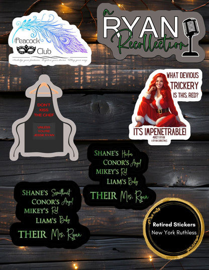 New York Ruthless RETIRED Stickers