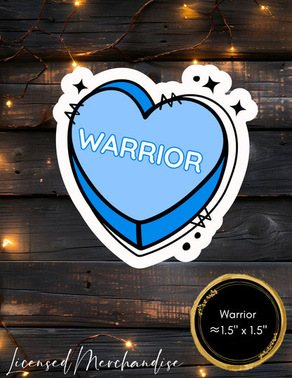 Chicago Ruthless Conversation Hearts Stickers