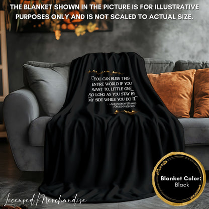 Burn the World Little One Blanket