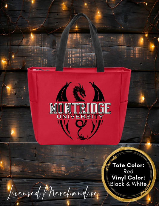 Montridge University Zipper Tote