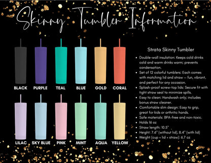 Chicago Ruthless Nicknames Skinny Tumbler