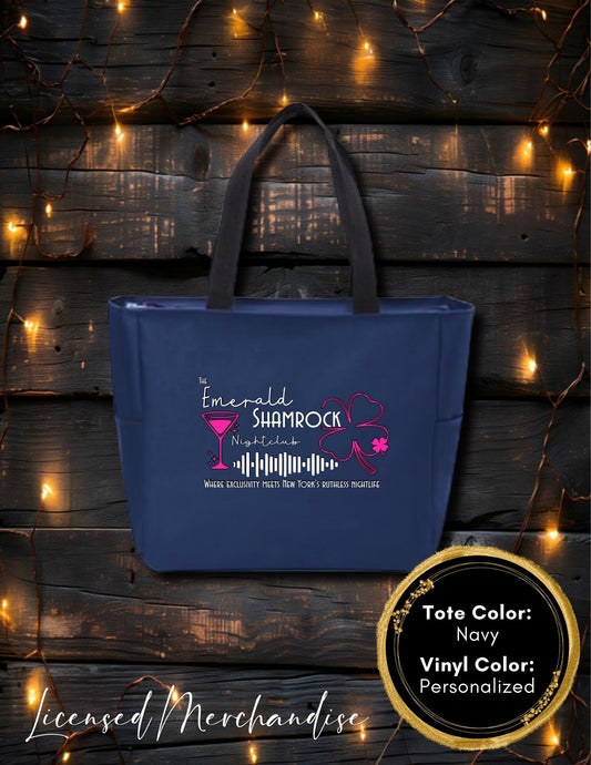 The Emerald Shamrock Zipper Tote