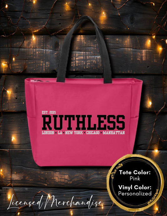 Ruthless University Zipper Tote