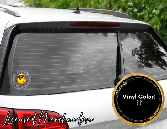 Holy Mother of Fuzzy Ducks Car Decal