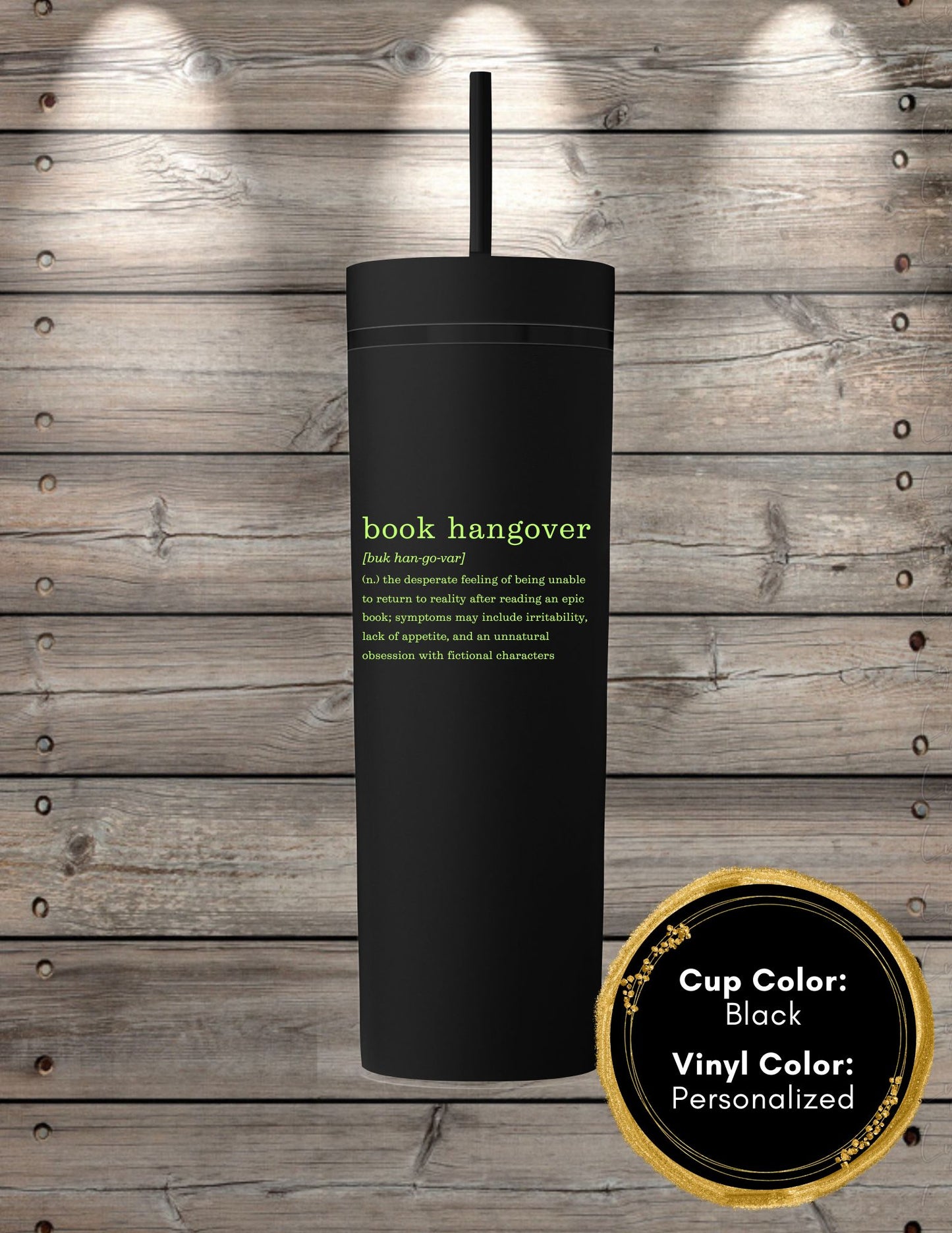 Book Hangover Skinny Tumbler
