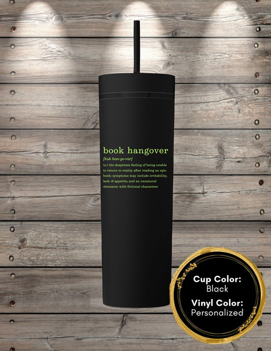 Book Hangover Skinny Tumbler