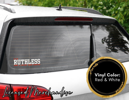 Ruthless University Car Decal