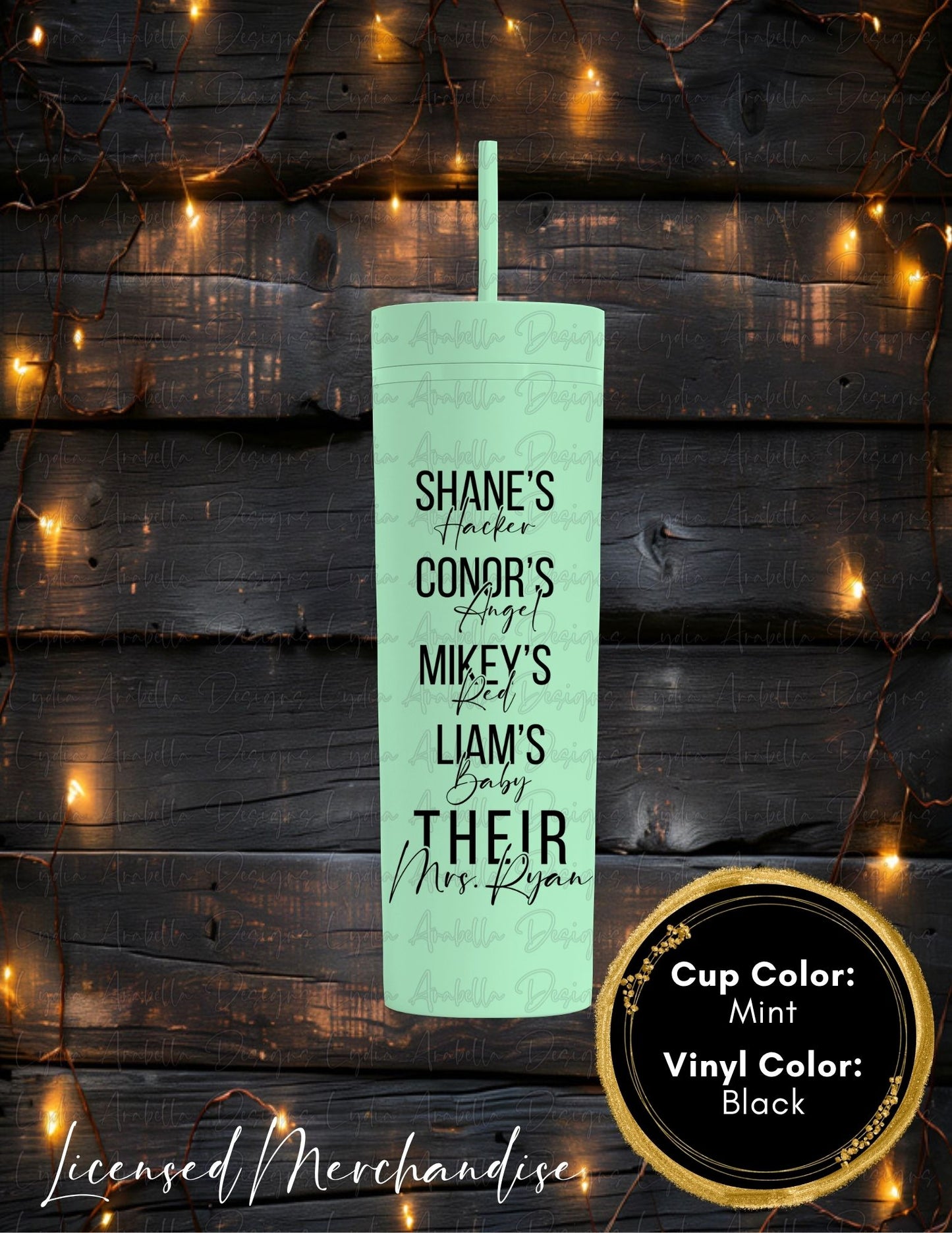 Ryan Nicknames Skinny Tumbler