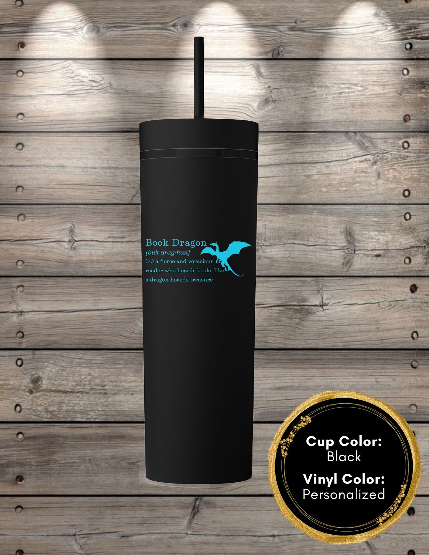 Book Dragon Definition Skinny Tumbler