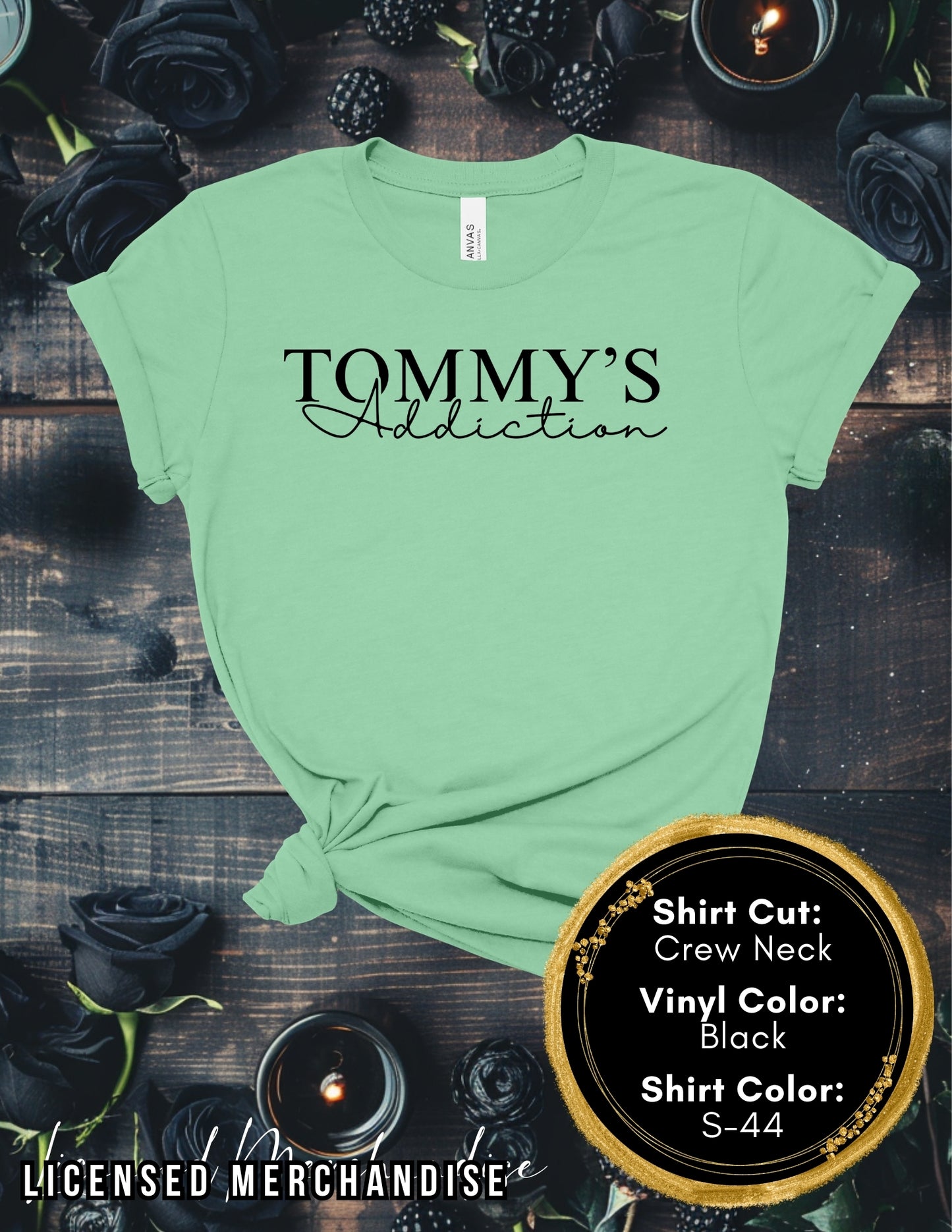 Mafia Daddies Nicknames (Crew Neck T-Shirt, V-Neck T-Shirt)