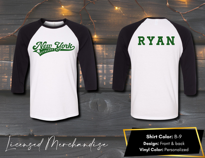 New York Ruthless (Baseball Style Shirt)