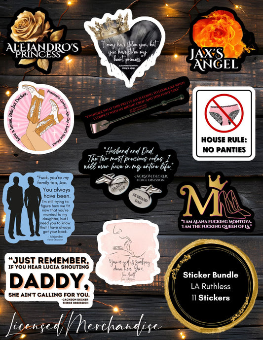 LA Ruthless Stickers