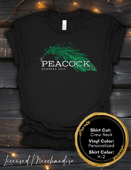 The Peacock Club (Crew Neck T-Shirt, V-Neck T-Shirt)