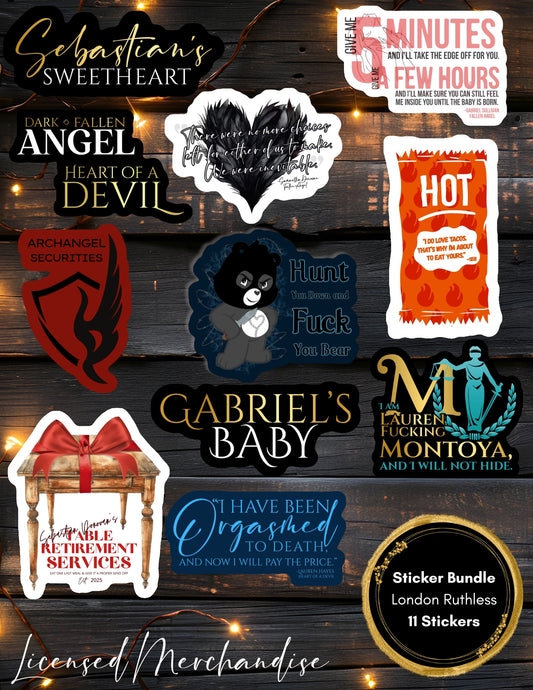 London Ruthless Stickers
