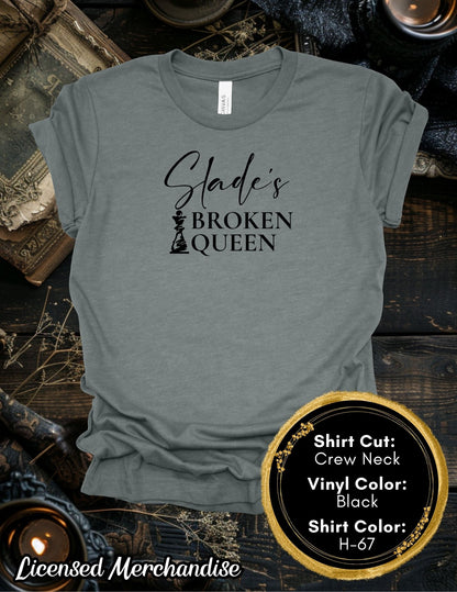 Slade's Broken Queen(Crew Neck T-Shirt, V-Neck T-Shirt)