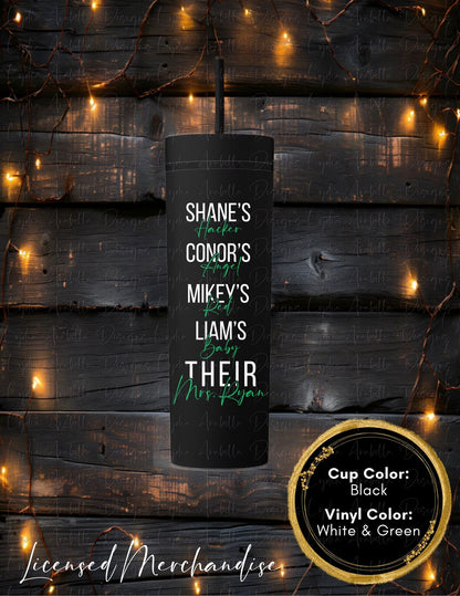Ryan Nicknames Skinny Tumbler