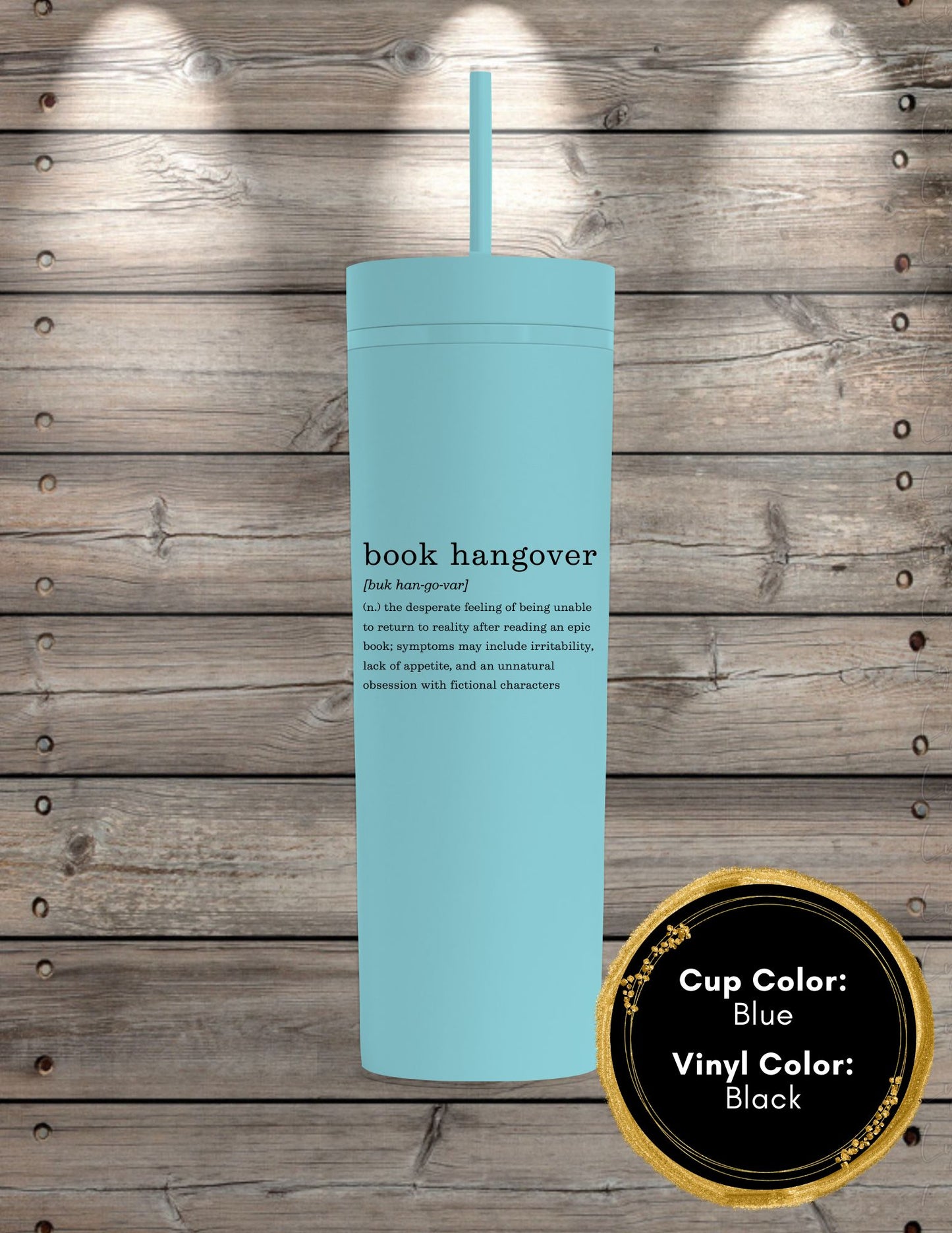 Book Hangover Skinny Tumbler