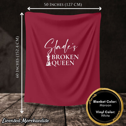 Slade's Broken Queen Blanket- Inspired by Harper Ray's The Broken Queen Novel