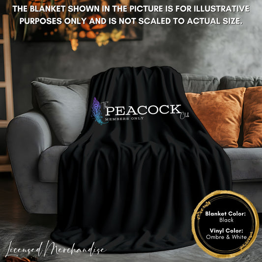 The Peacock Club Sweatshirt Blanket
