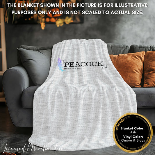 The Peacock Club Sweatshirt Blanket