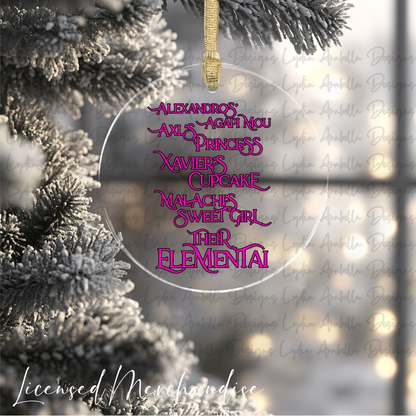 Broken Bloodlines Nicknames Ornament