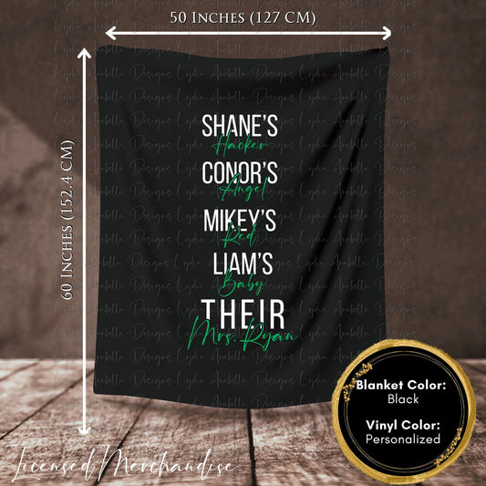 Ryan Nicknames Sweatshirt Blanket