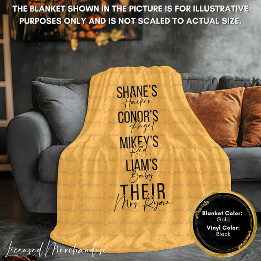Ryan Nicknames Sweatshirt Blanket
