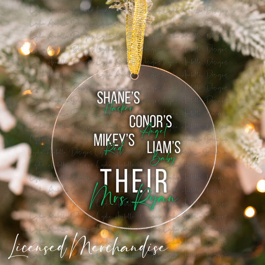 Ryan Nicknames Ornament