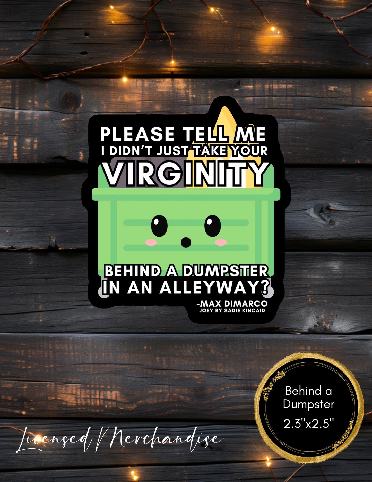 Chicago Ruthless Books 1 & 2 Stickers (Dante and Joey)