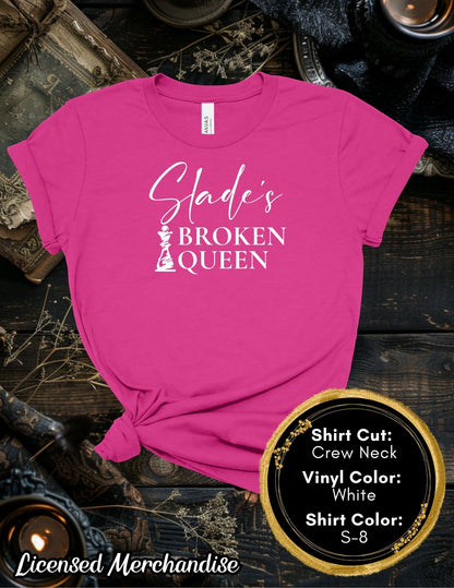 Slade's Broken Queen(Crew Neck T-Shirt, V-Neck T-Shirt)