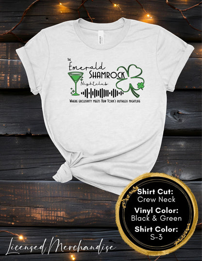 The Emerald Shamrock (Crew Neck T-Shirt, V-Neck T-Shirt)
