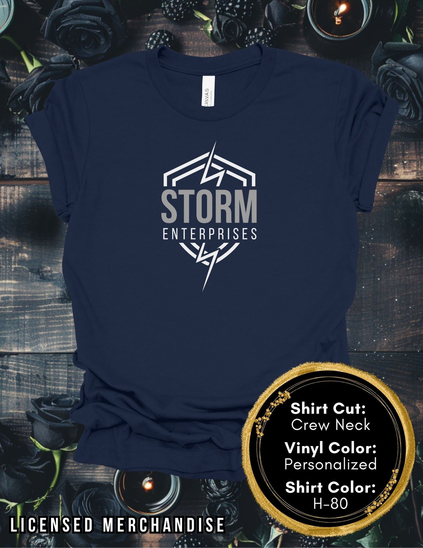 STORM Enterprises (Crew Neck T-Shirt, V-Neck T-Shirt)