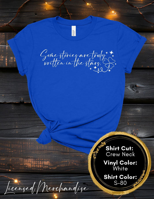 Written in the Stars (Crew Neck T-Shirt, V-Neck T-Shirt)