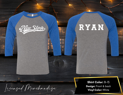 New York Ruthless (Baseball Style Shirt)