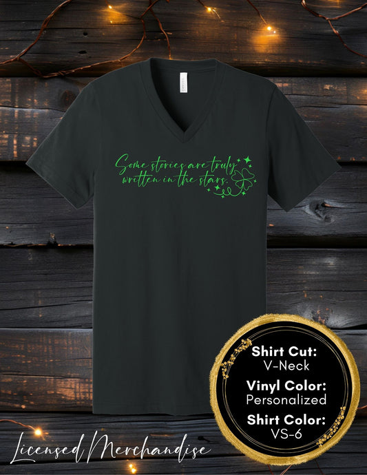 Written in the Stars (Crew Neck T-Shirt, V-Neck T-Shirt)