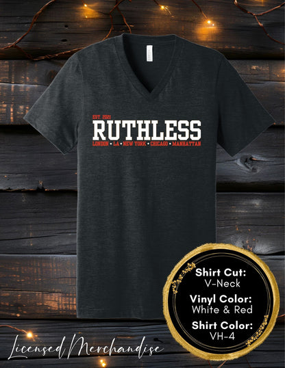 Ruthless University (Crew Neck T-Shirt, V-Neck T-Shirt)
