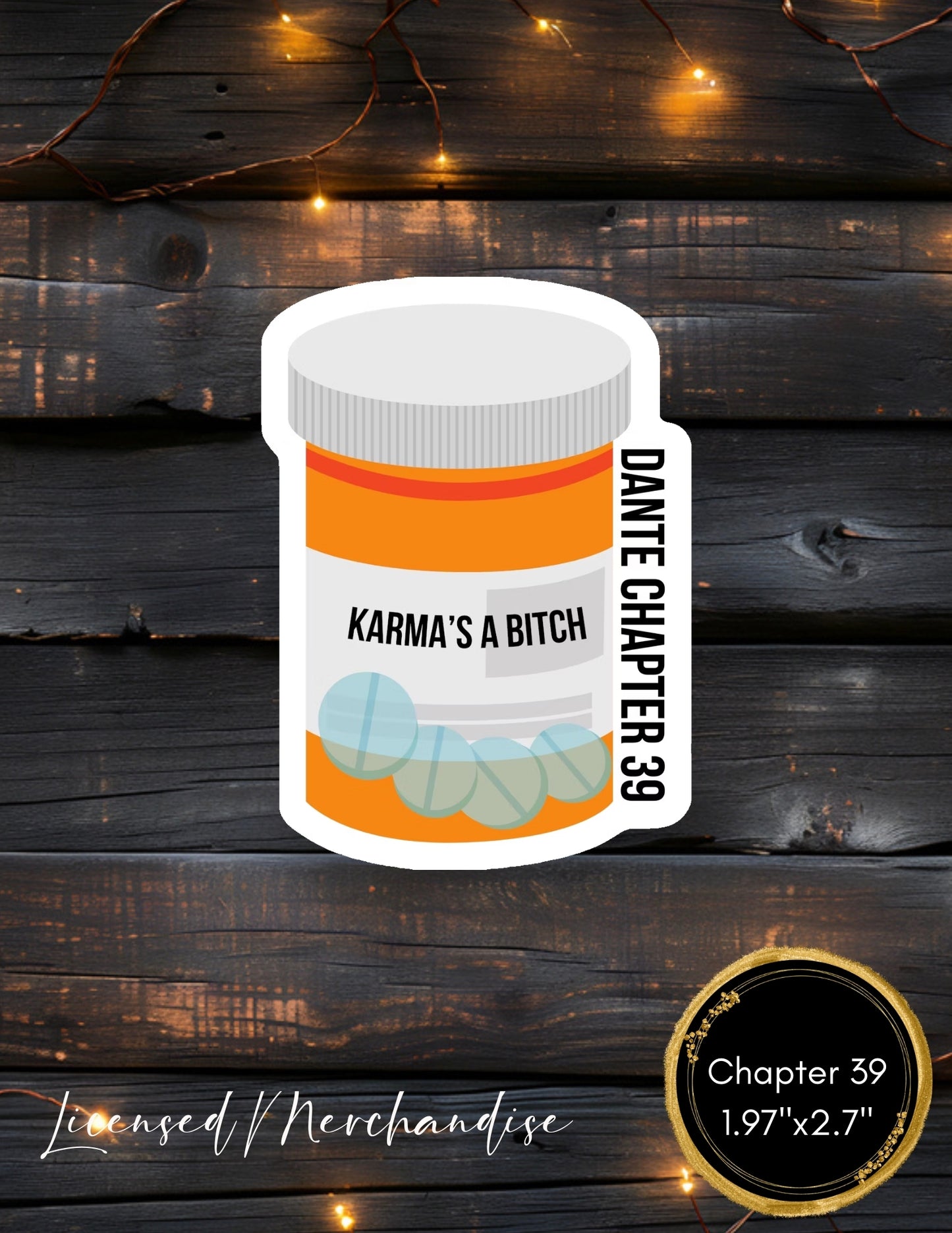 Chicago Ruthless Books 1 & 2 Stickers (Dante and Joey)