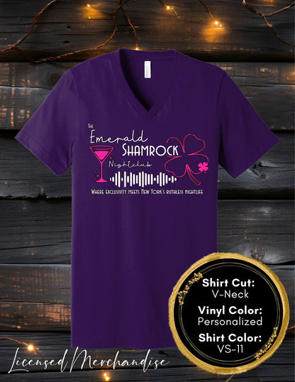 The Emerald Shamrock (Crew Neck T-Shirt, V-Neck T-Shirt)