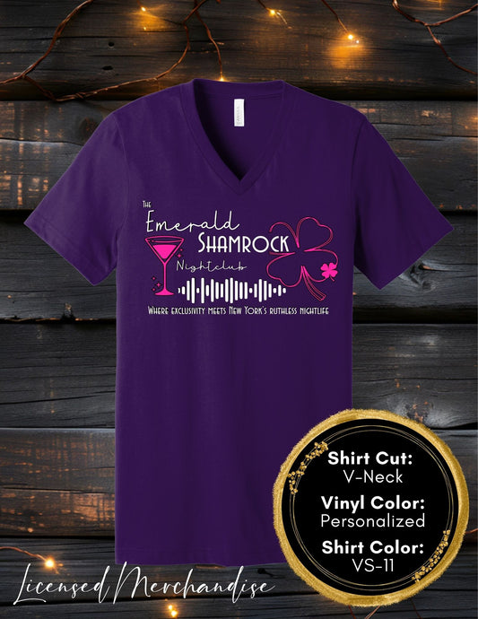 The Emerald Shamrock (Crew Neck T-Shirt, V-Neck T-Shirt)