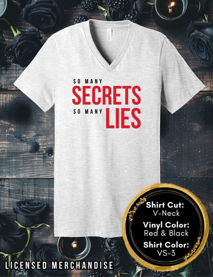 Secrets and Lies (Crew Neck T-Shirt, V-Neck T-Shirt)