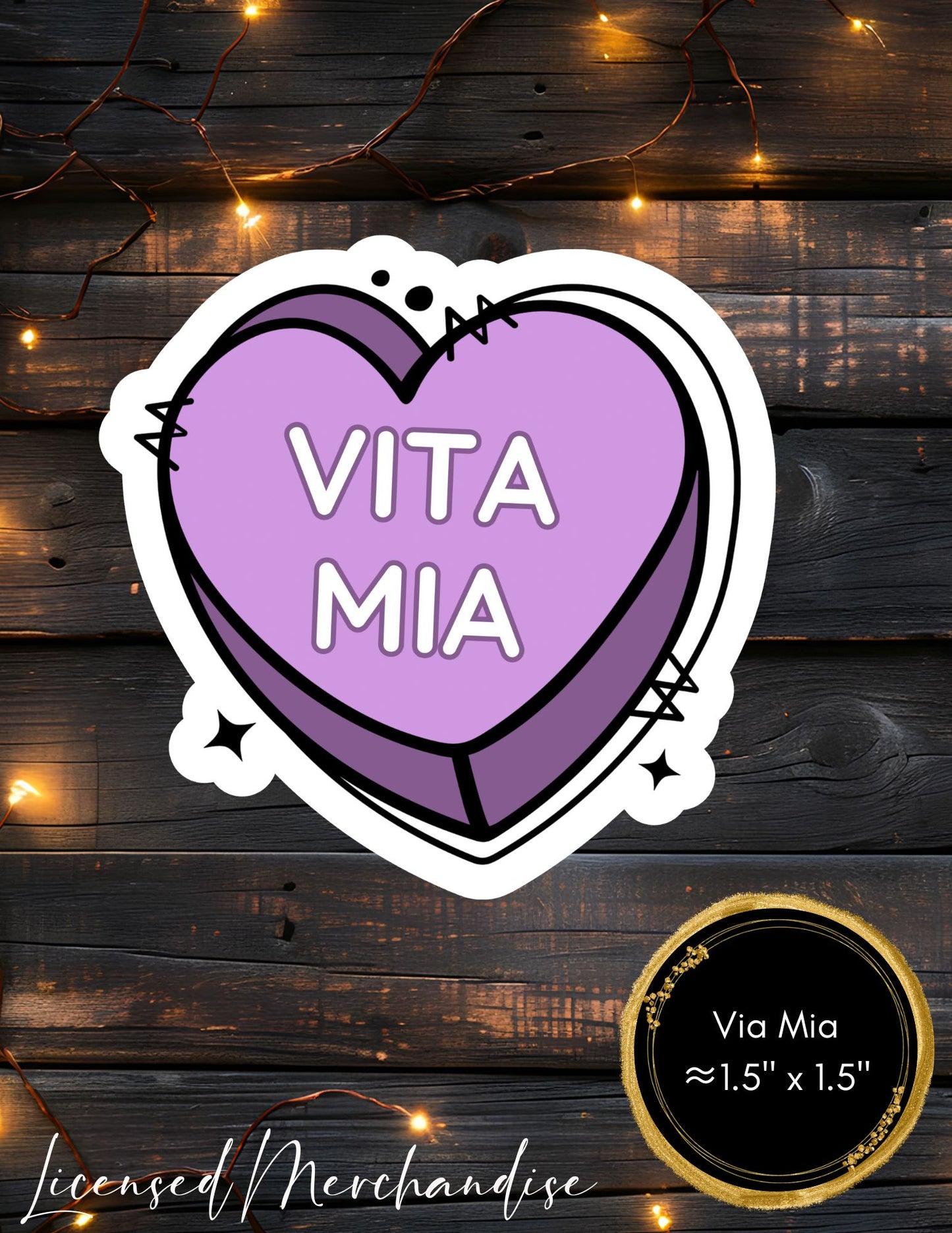 Chicago Ruthless Conversation Hearts Stickers