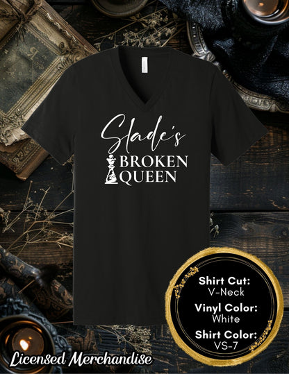 Slade's Broken Queen(Crew Neck T-Shirt, V-Neck T-Shirt)