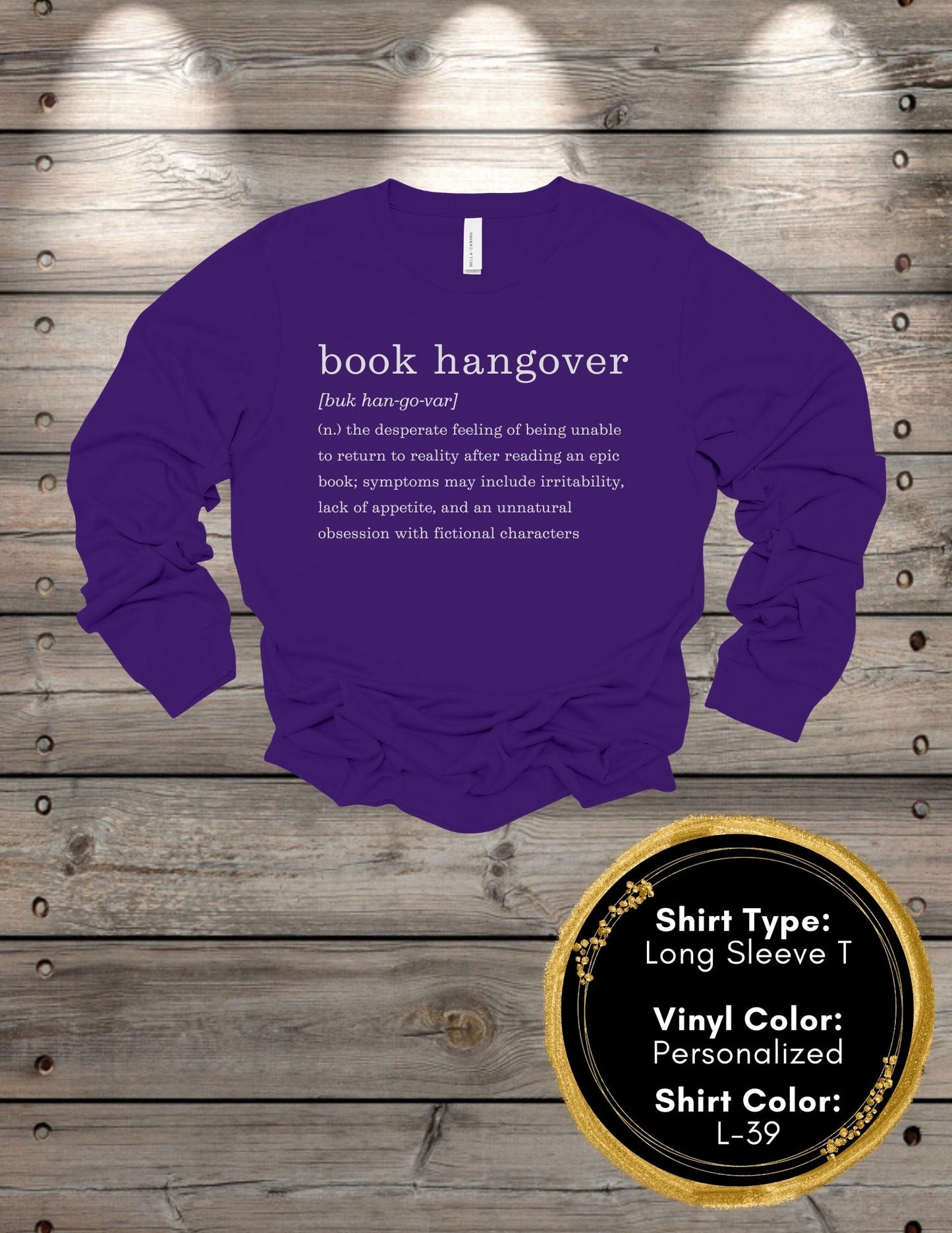Book Hangover (Long Sleeve T, Sweatshirt, Hoodie)