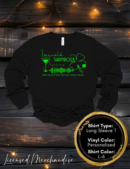 The Emerald Shamrock (Long Sleeve T, Sweatshirt, Hoodie)