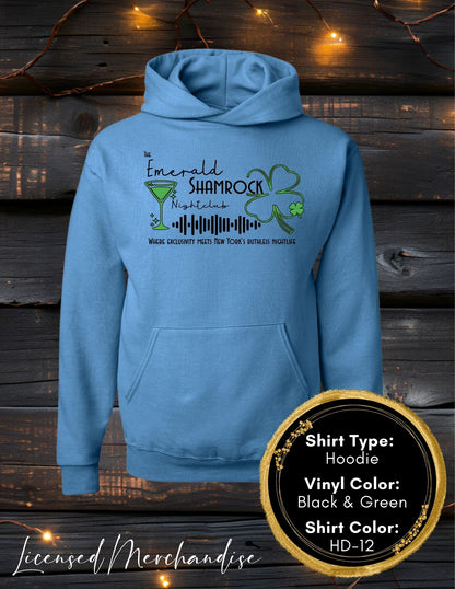 The Emerald Shamrock (Long Sleeve T, Sweatshirt, Hoodie)