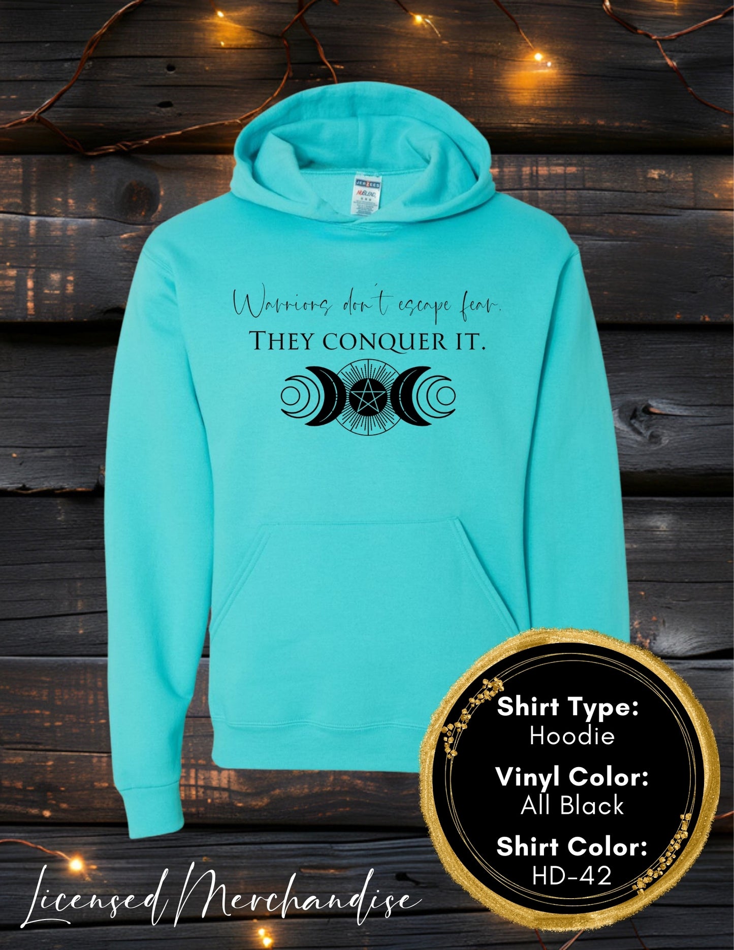 Warriors Don't Escape Fear They Conquer It(Long Sleeve T, Sweatshirt, Hoodie)